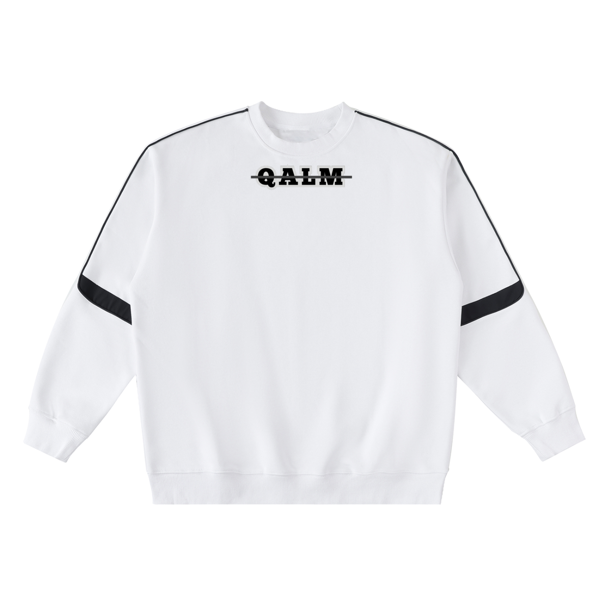Oversized Crewneck Taped Sweatshirt