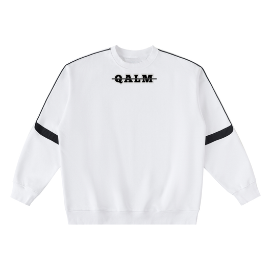 Oversized Crewneck Taped Sweatshirt
