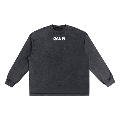 Snow Washed Frayed Edge T-Shirt