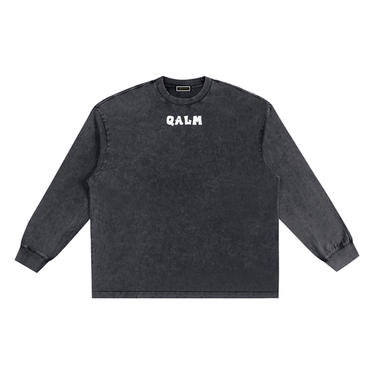Snow Washed Frayed Edge T-Shirt