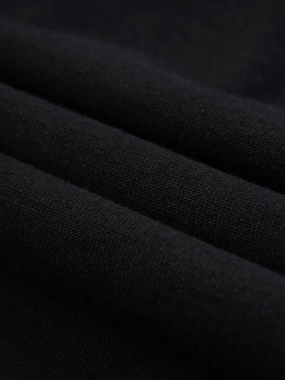 Qalm-Stitched Cotton T-Shirt