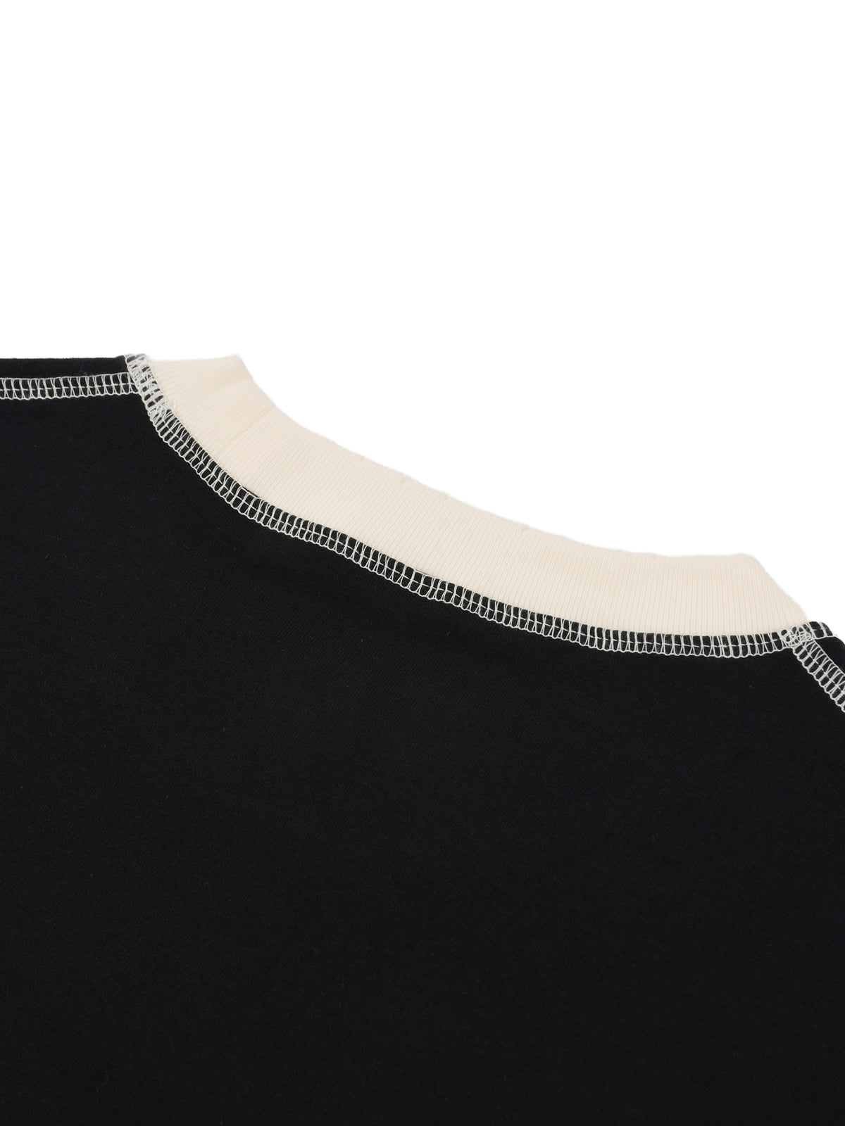 Qalm-Stitched Cotton T-Shirt